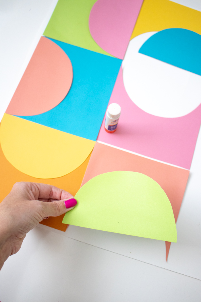 DIY Easy Geometric Paper Wall Art | Club Crafted