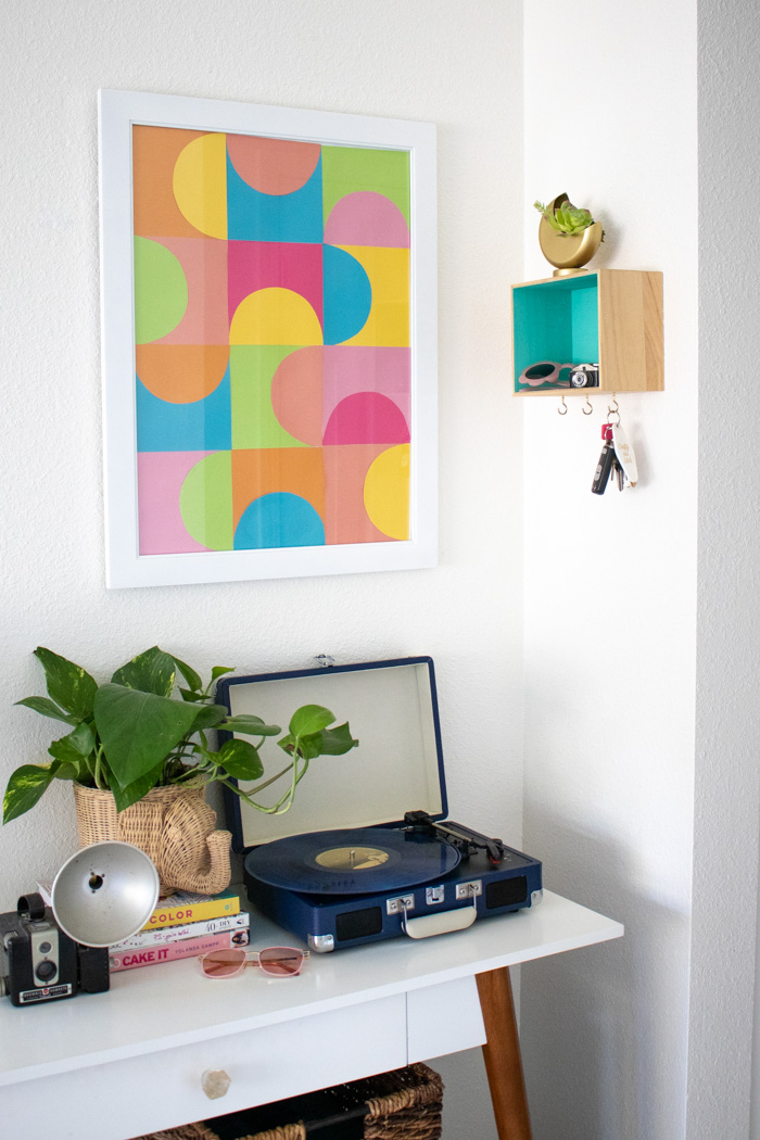 DIY Easy Geometric Paper Wall Art | Club Crafted