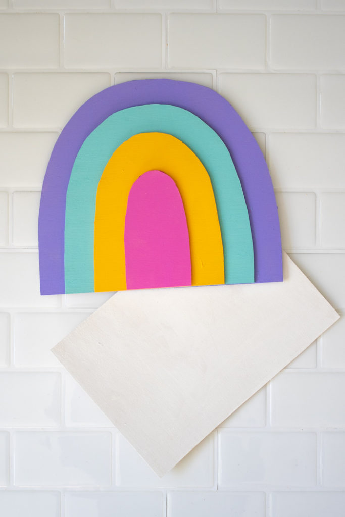 DIY Rainbow Paper Organizer | Club Crafted