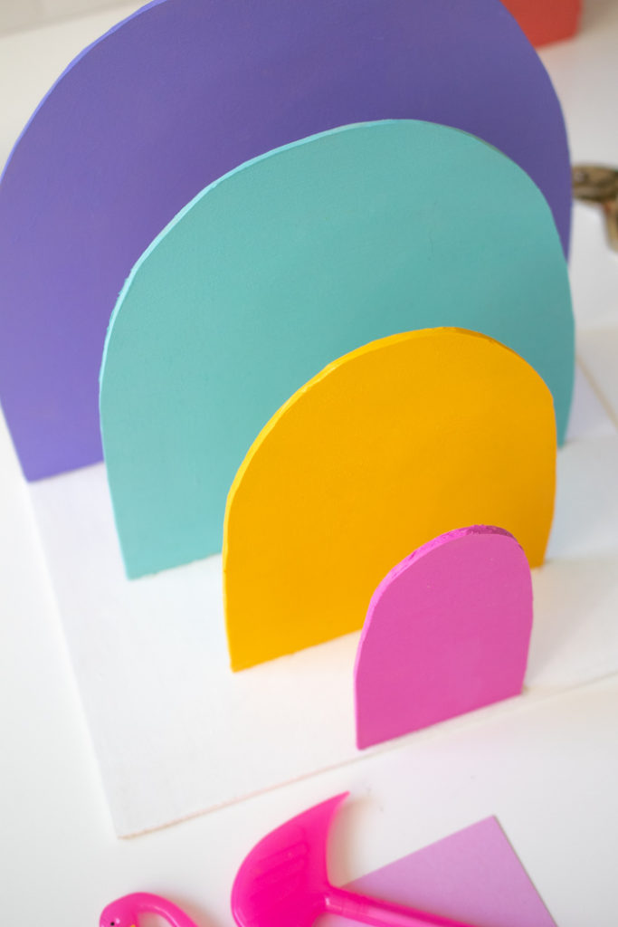 DIY Rainbow Paper Organizer | Club Crafted