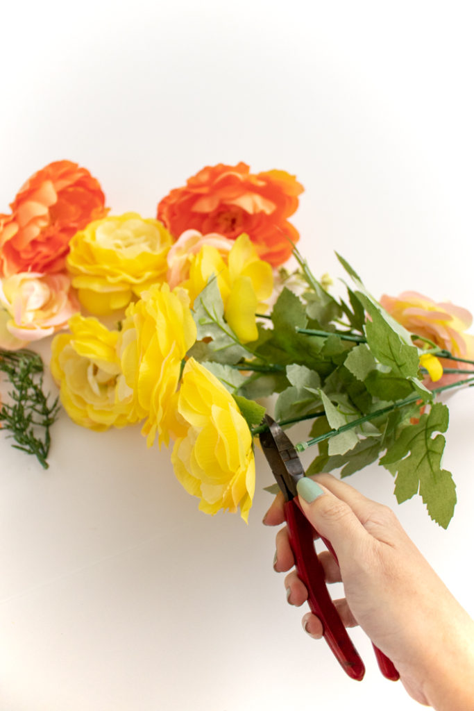 DIY Large Floral Word Art for Spring Home Decor | Club Crafted
