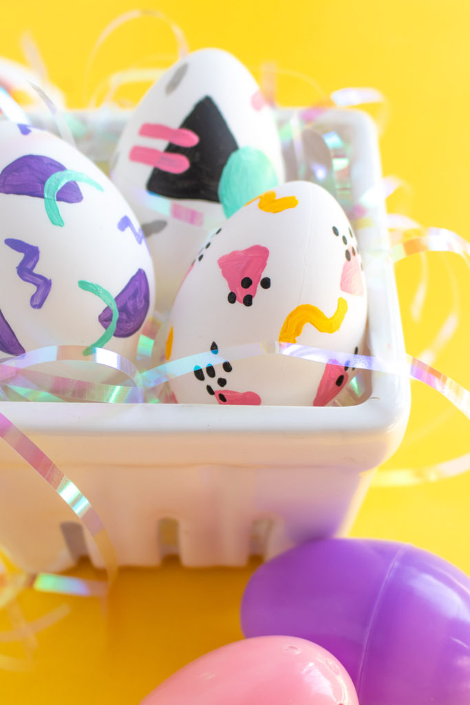 DIY 90s Patterned Easter Eggs | Club Crafted