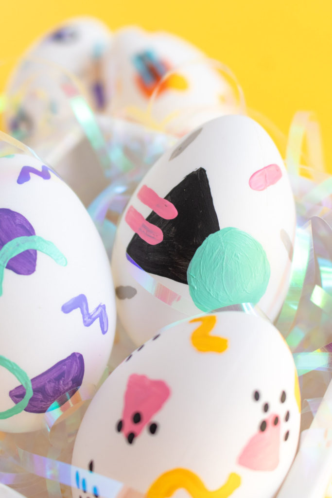 DIY 90s Patterned Easter Eggs | Club Crafted