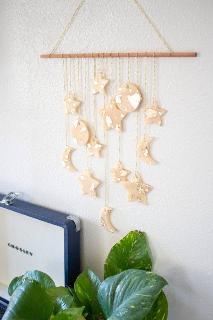 DIY Celestial Wall Hanging Home Decor with Clay