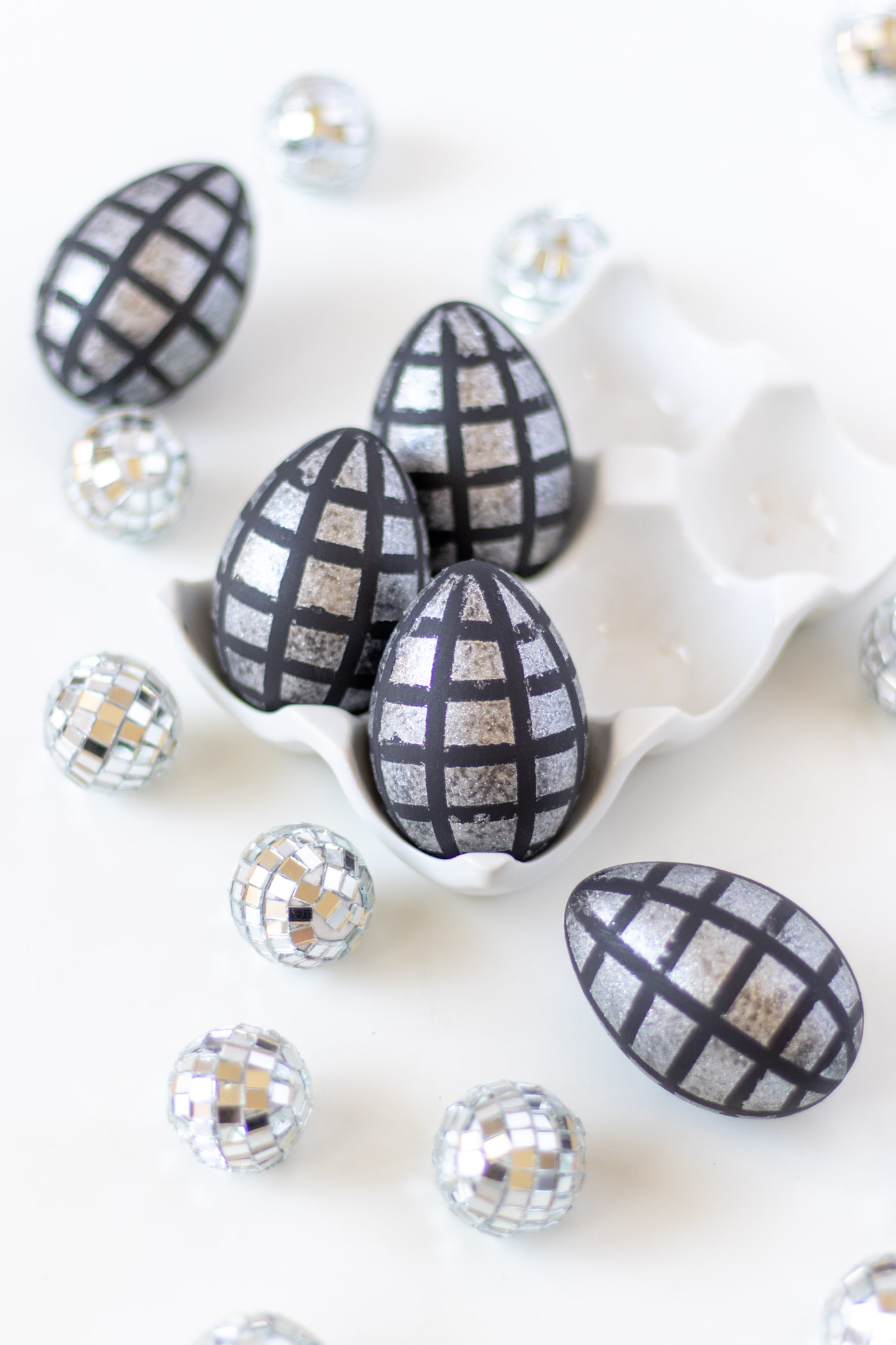 DIY Disco Ball Easter Eggs | Club Crafted