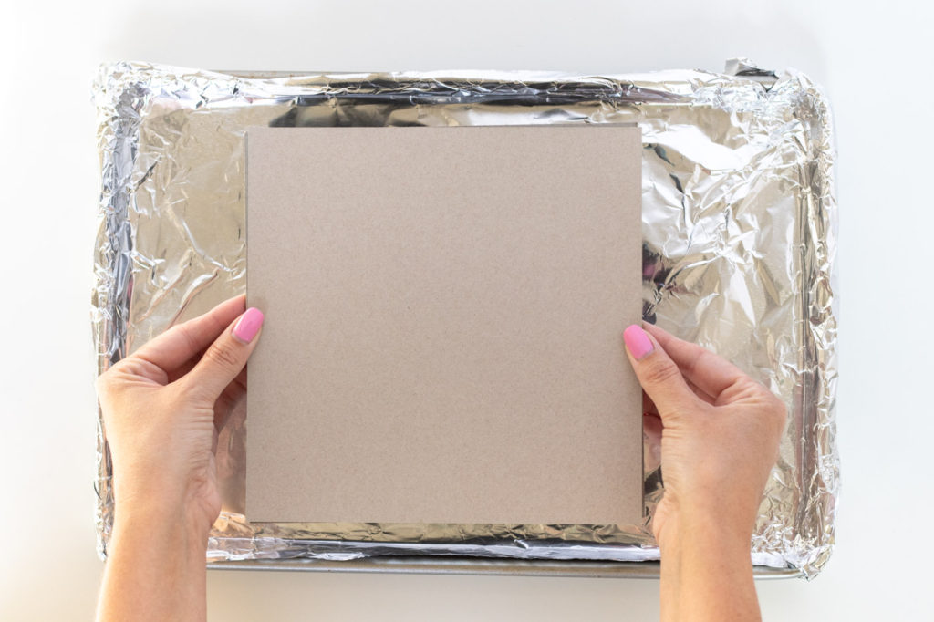DIY Fluid Painted Marbled Tray from a Photo Frame | Club Crafted
