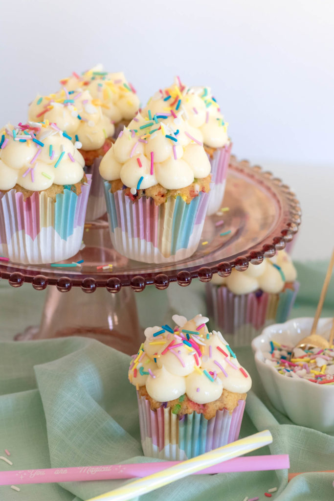 Magical Funfetti Cloud Cupcakes | Club Crafted