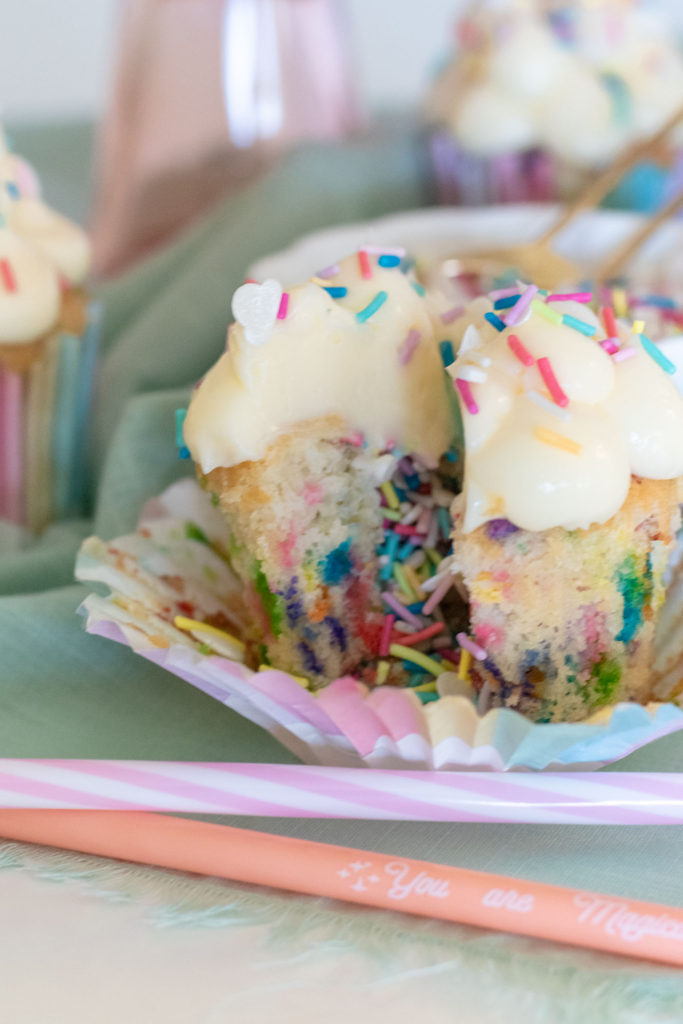 Magical Funfetti Cloud Cupcakes | Club Crafted