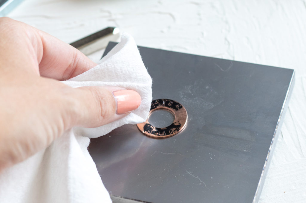 DIY Metal Stamped Washer Bracelets (for Bridesmaid Gifts) | Club Crafted