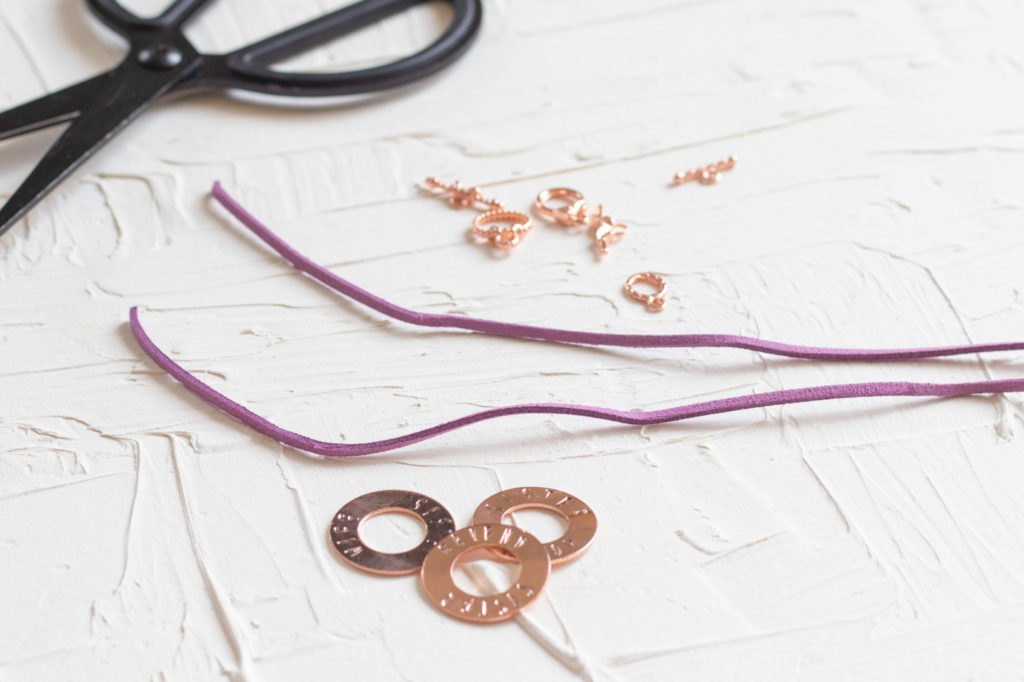 DIY Metal Stamped Washer Bracelets for Homemade Gifts