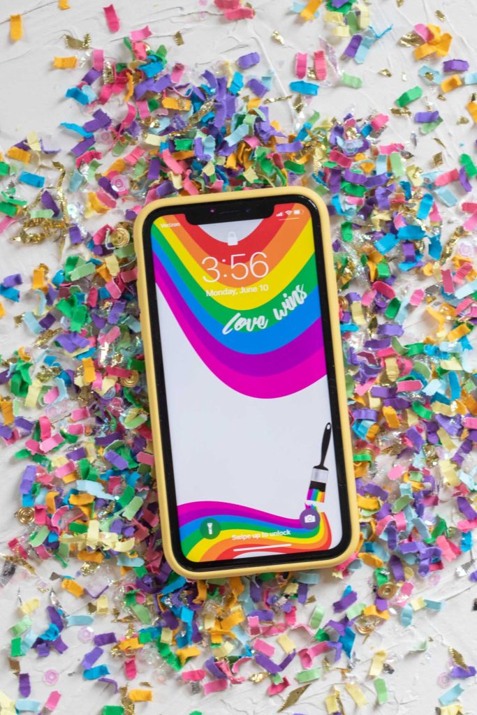 3 Free PRIDE Phone Wallpapers for Pride Month | Club Crafted