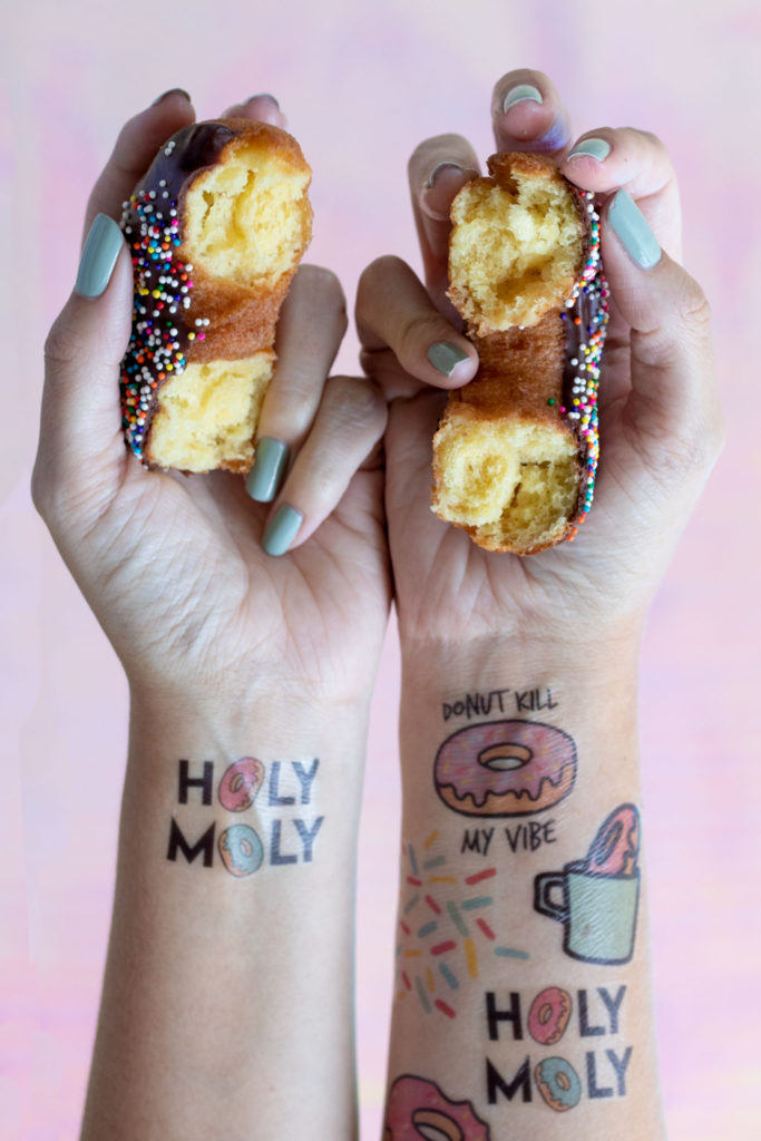 Freebie Diy Printable Donut Temporary Tattoos Club Crafted