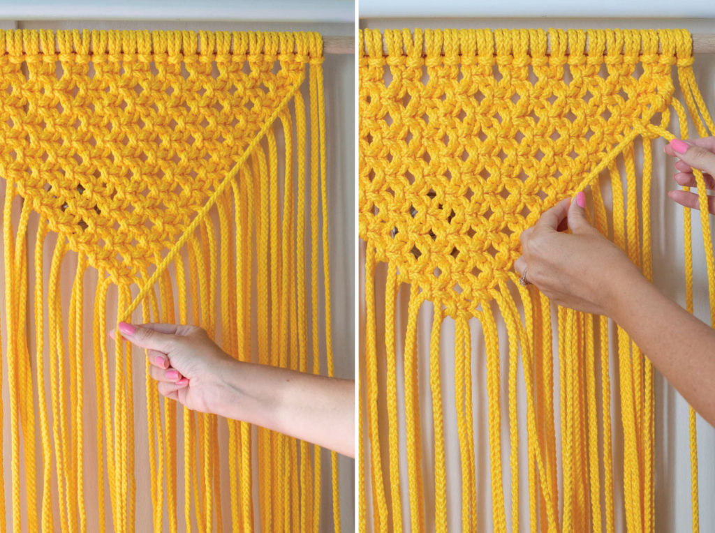 Colorful Macrame Wall Hanging For Beginners Club Crafted - How To Make A Simple Macrame Wall Hanging