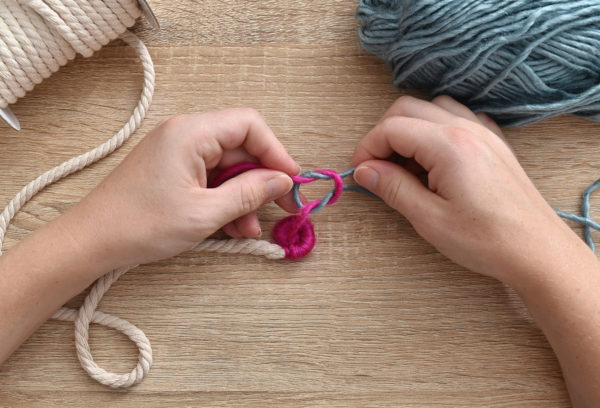 DIY Mini Yarn Wrapped Rope Bowl | Club Crafted & Design Fixation