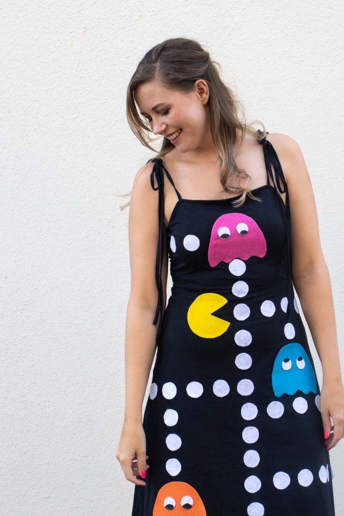 Pac-Man Face Video Game Pacman Costume Shirt 