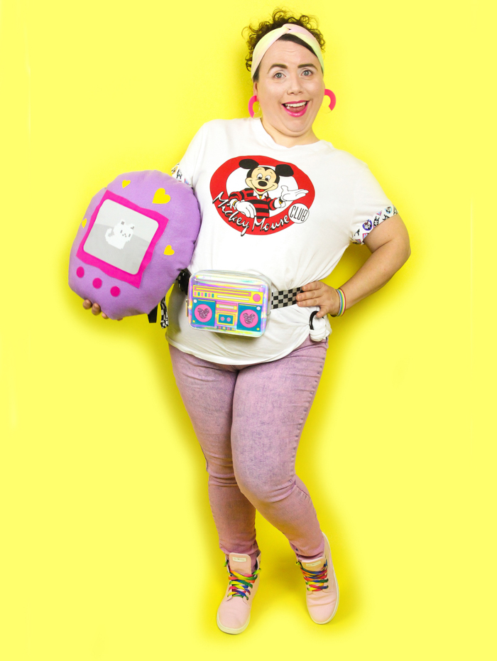 20 DIY 90s Toy Costumes for Halloween // Still need a Halloween costume? Try one of these nostalgic DIY 90s costumes based on childhood toys and games! #diycostume #halloween #diyhalloween #90s #adultcostumes #kidscostumes