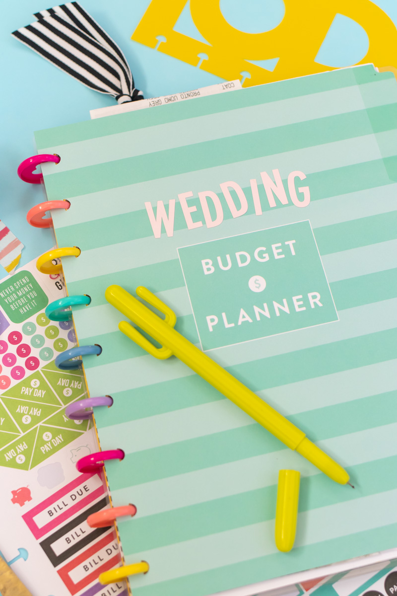 Planning My Wedding with Happy Planner // See how to use your Happy Planner from @joann for wedding planning and budgeting! I used bullet journal inspiration to track my wedding planning progress and stay on budget with the Happy Planner budget accessories! #joannpartner #handmadewithjoann #happyplanner #planning #bulletjournal #journaling #wedding #diywedding #weddingplanning #plannerinspiration #budgeting #budgetplanner
