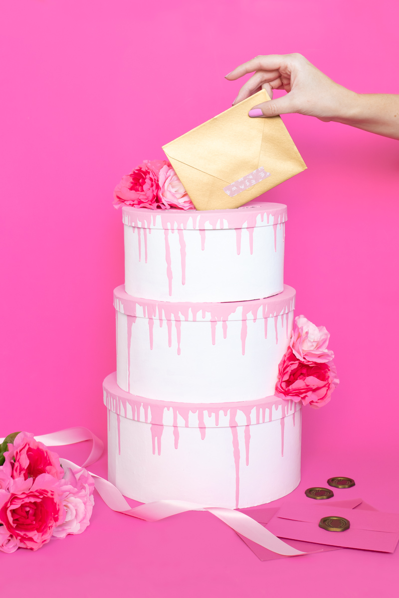 Tiered Cake Card Box DIY // Wedding Card Box by Club Crafted