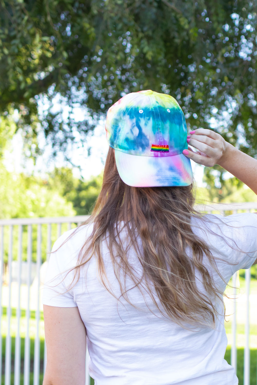 Rainbow Tie Dye Hat for Pride Month | Club Crafted