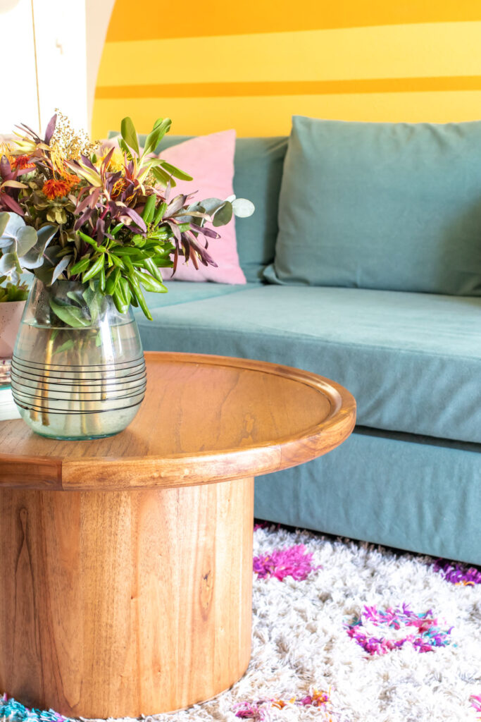 side view of pet friendly furniture cover