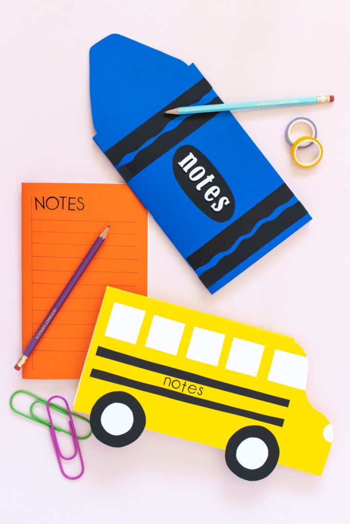 Simple Paper Notebook Easy Paper Notebooks for Back-to-School | Club Crafted