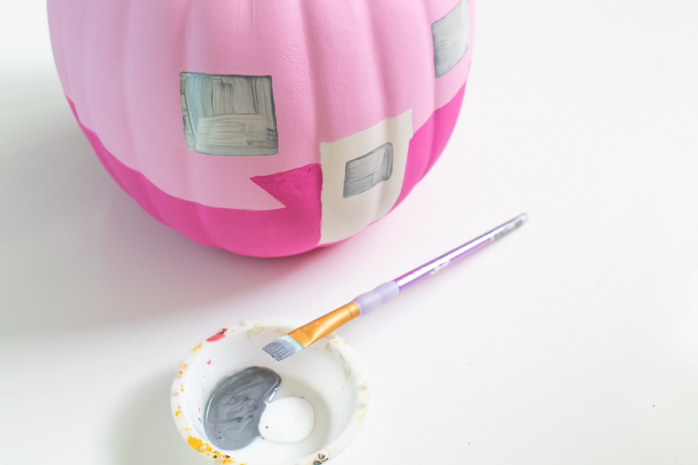 pumpkin painting idea for trailer pumpkin
