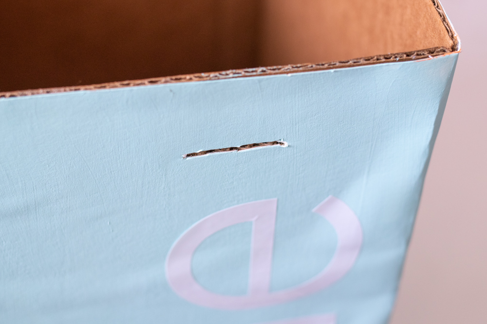 holes cut in nail polish costume for straps