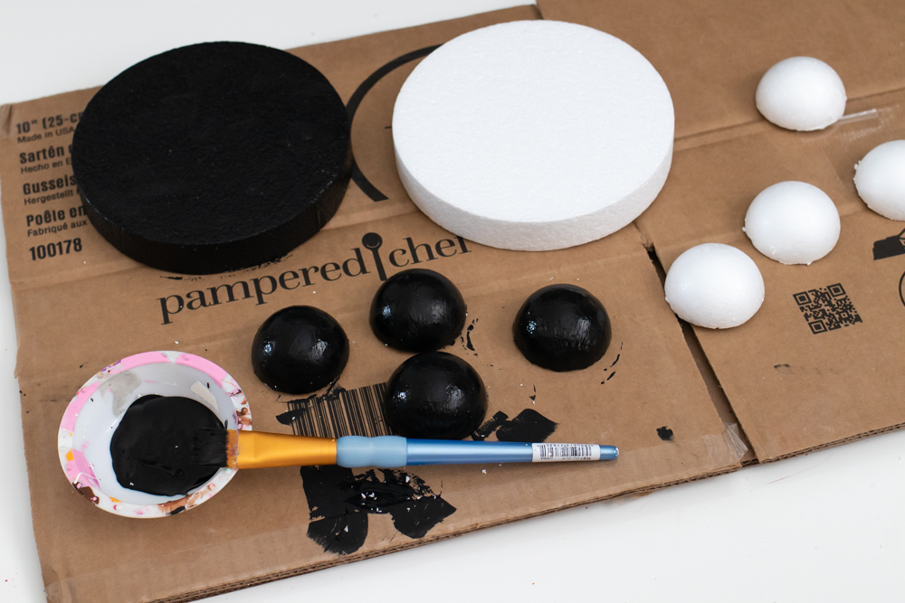painting buttons for Nintendo Switch costume