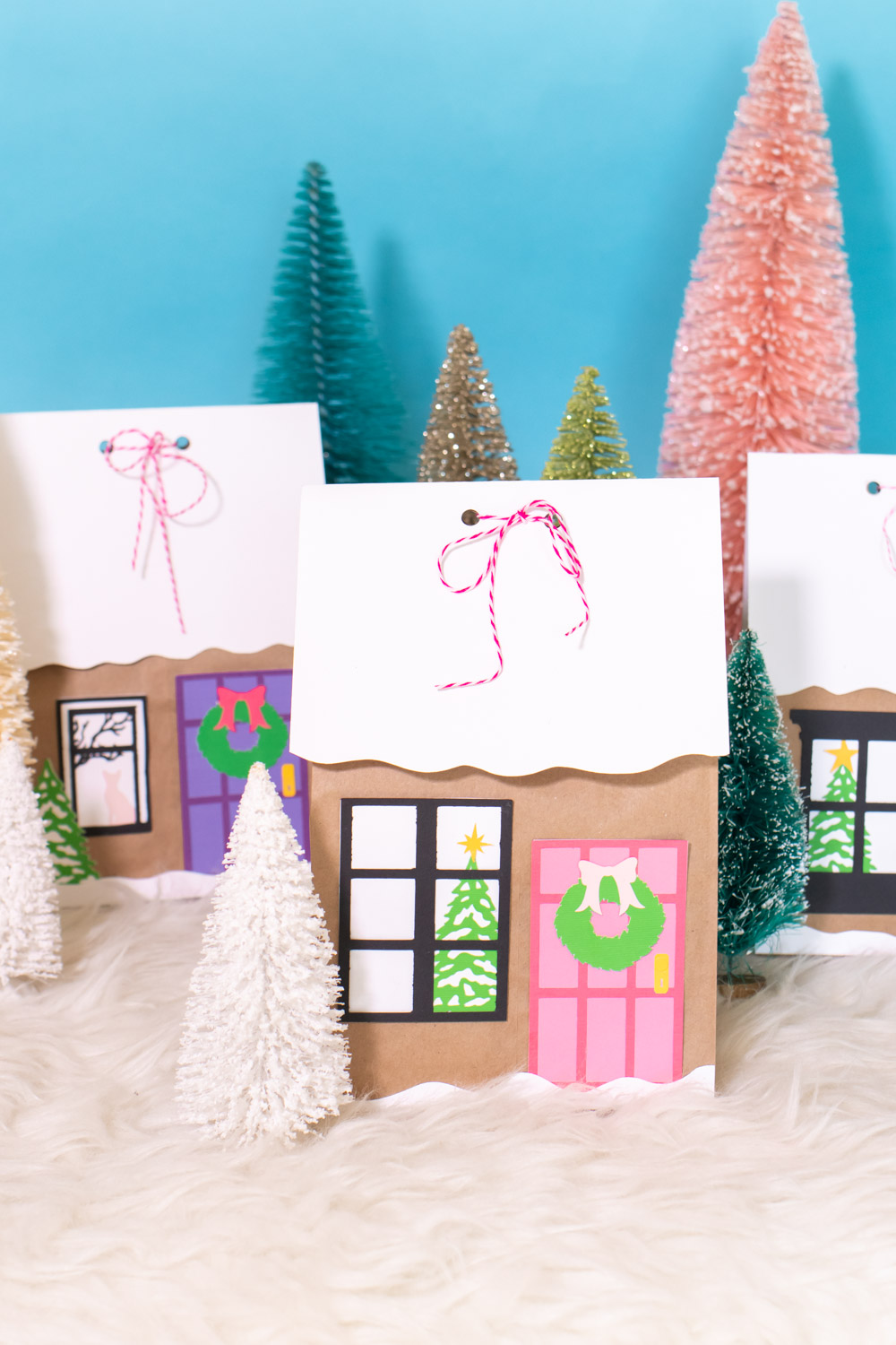 DIY Christmas Village with the Cricut Maker - The Happy Scraps