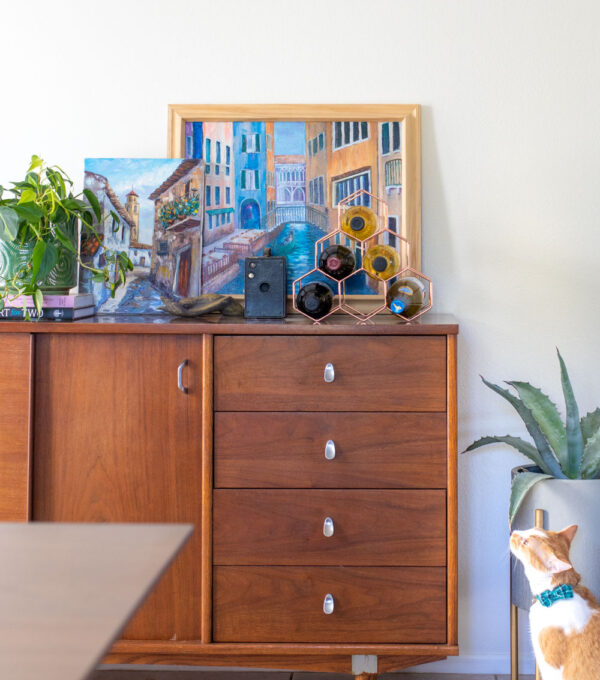 mid-century credenza for budget-friendly home maker